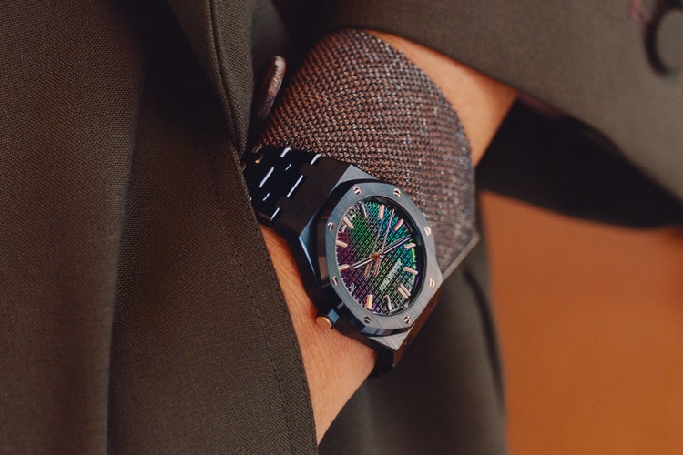 Audemars Piguet Royal Oak Selfwinding Watch Receives a Rainbow, Black Ceramic Makeover