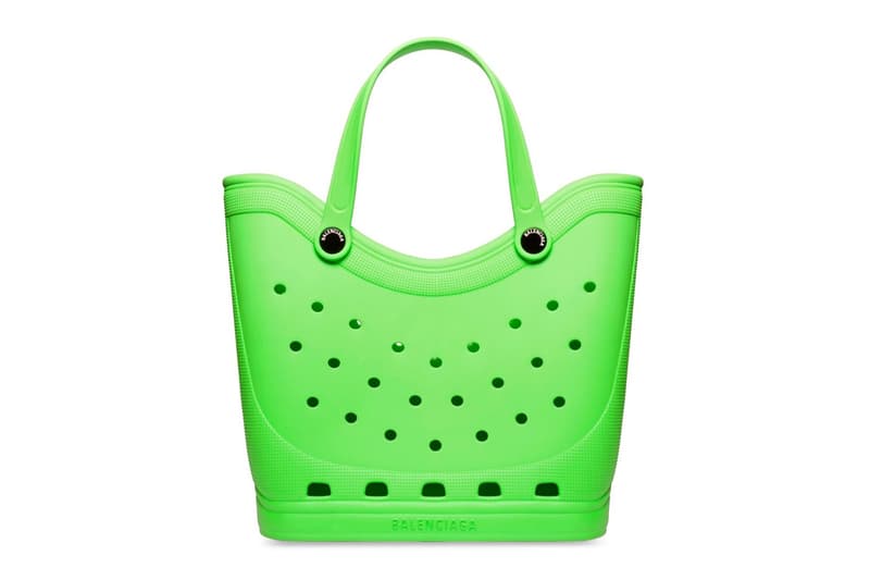 Balenciaga Crocs Tote Bag Phone Holder Collaboration Release Price Pre-Order