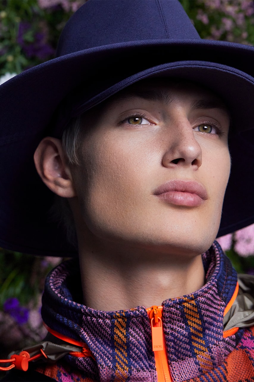 Dior Men's Summer 2023 BTS model nude lips