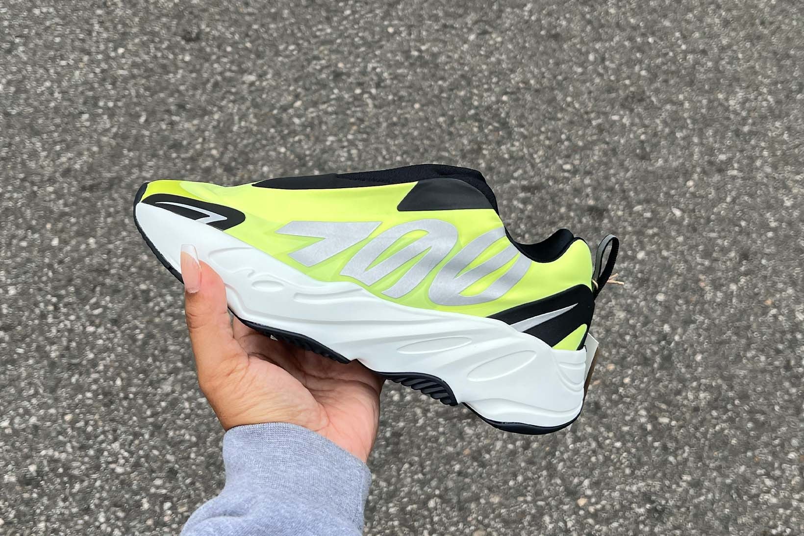 First Look adidas YEEZY MNVN 700 Phosphor Lime Green Yellow White Release Info Price Collaboration