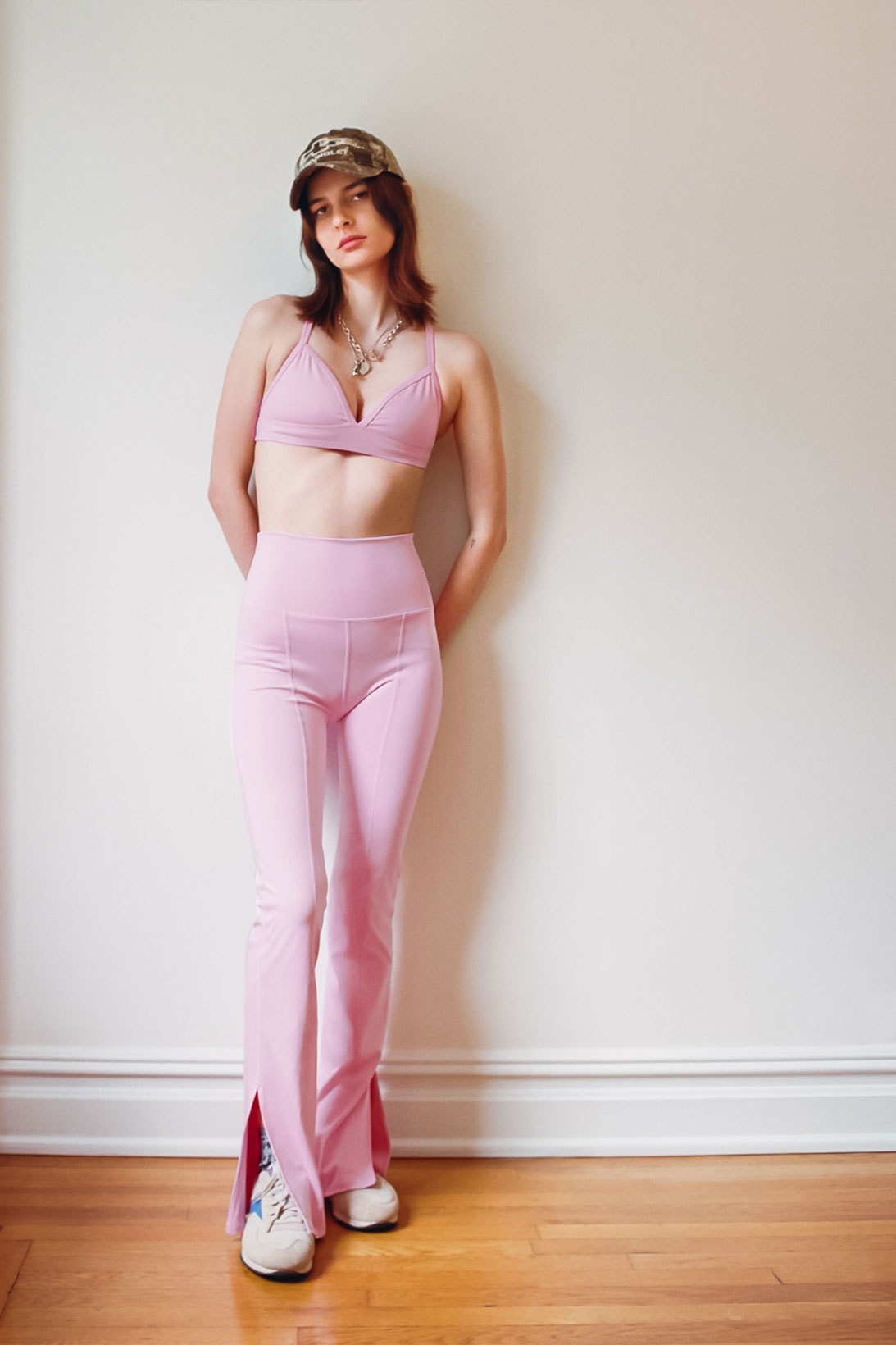 Frankies Bikinis Activewear Pink Colorway Bra Tops Leggings Pants Release Info