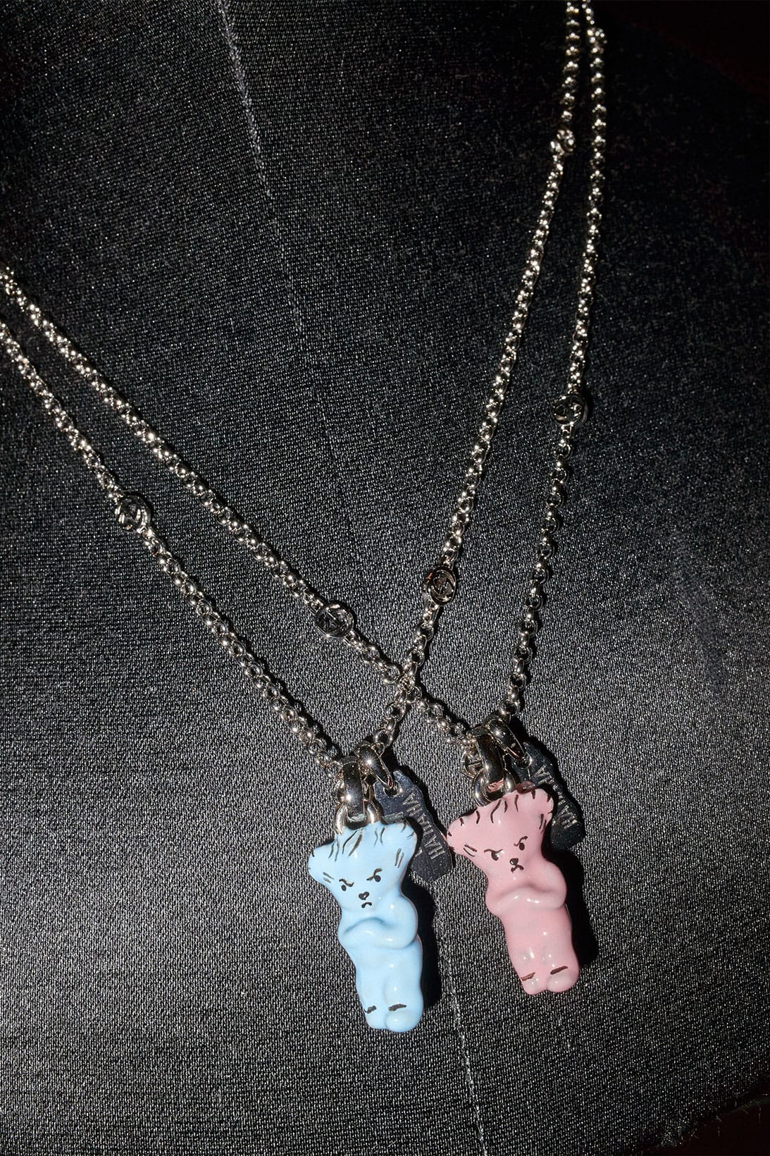 Gucci Vintage Sterling Silver Teddy Bear Necklace