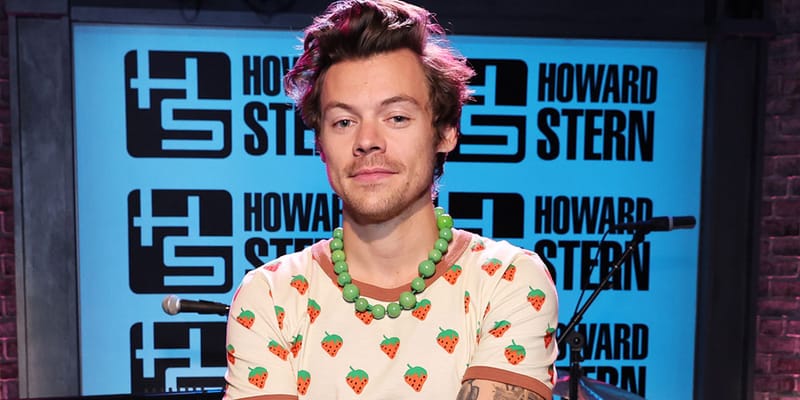 harry styles blue bead necklace