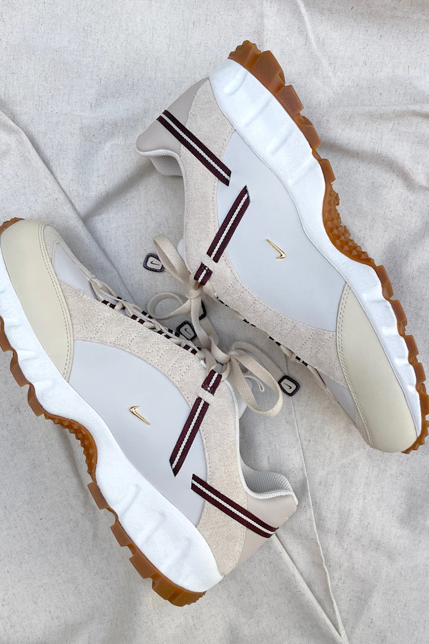 Jacquemus Nike Sneaker First Look Tease Collaboration Images Brown Beige Swoosh
