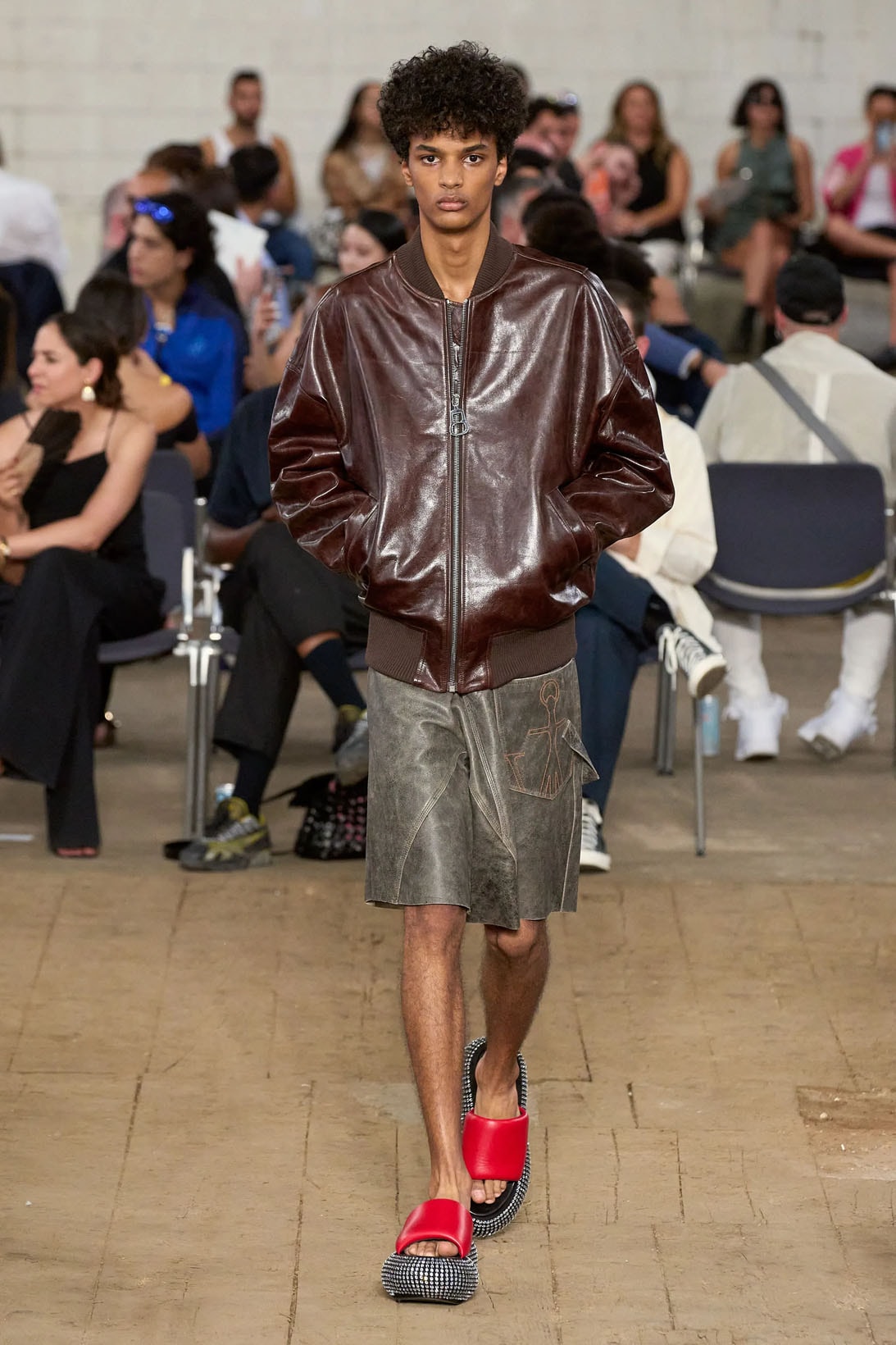 Shop Louis Vuitton 2022 SS Unisex Street Style Leather Jackets