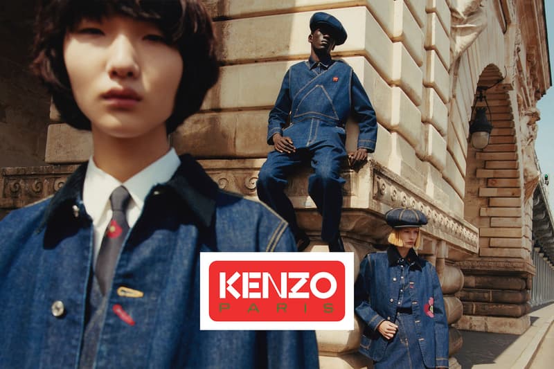 Kenzo NIGO Fall Winter Collection Poppy Print Denim Skirts Dresses Release Info