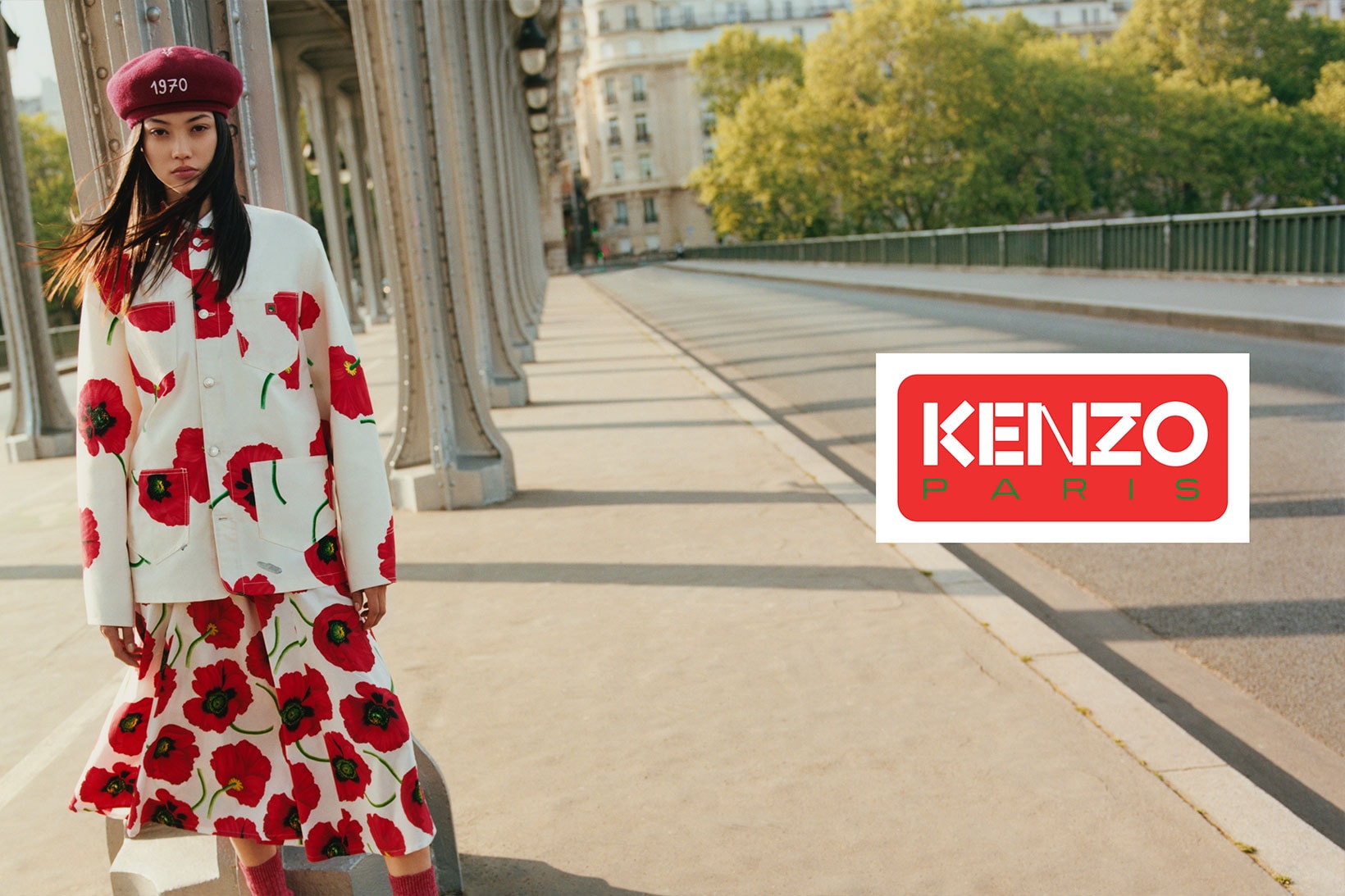 Kenzo NIGO Fall Winter Collection Poppy Print Denim Skirts Dresses Release Info