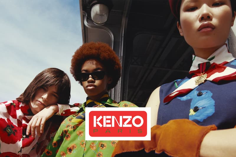 Kenzo NIGO Fall Winter Collection Poppy Print Denim Skirts Dresses Release Info