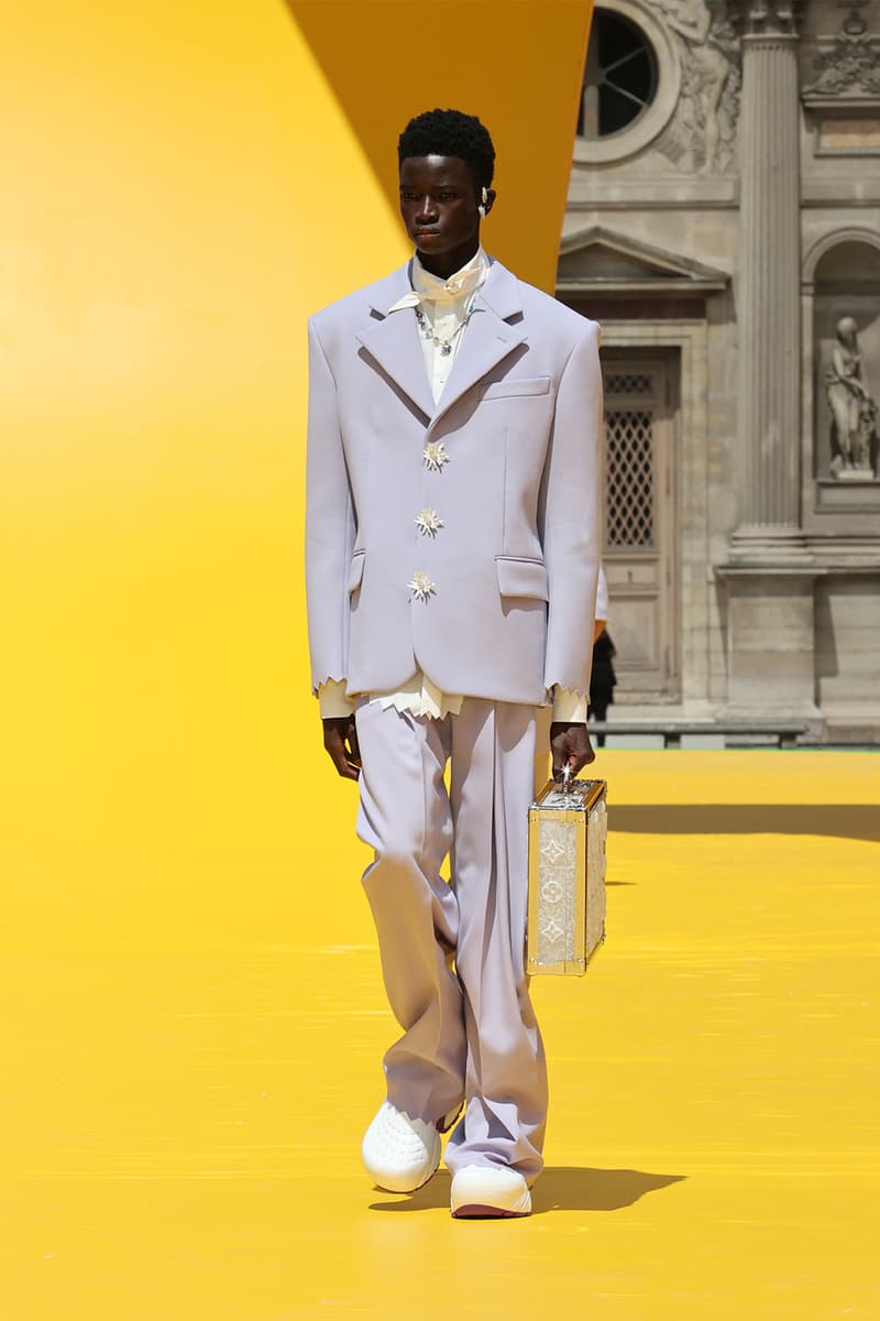 Louis Vuitton Men's Spring Summer 2023 Strange Math Virgil Abloh Runway Kendrick Lamar Performance Images