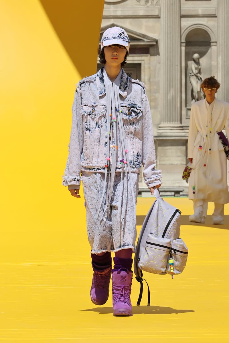 Louis Vuitton Men's Spring Summer 2023 Strange Math Virgil Abloh Runway Kendrick Lamar Performance Images