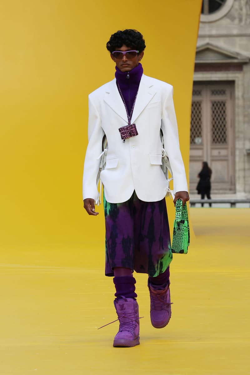 Louis Vuitton Men's Spring Summer 2023 Strange Math Virgil Abloh Runway Kendrick Lamar Performance Images