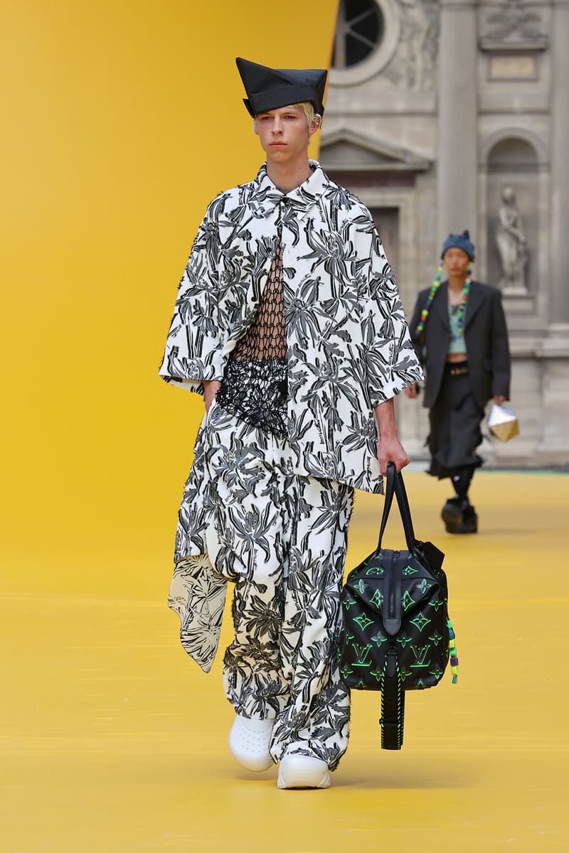 Louis Vuitton Men's Spring Summer 2023 Strange Math Virgil Abloh Runway Kendrick Lamar Performance Images