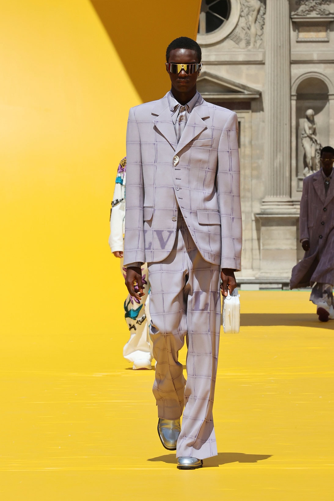 Louis Vuitton Men's Spring Summer 2023 Strange Math Virgil Abloh Runway Kendrick Lamar Performance Images