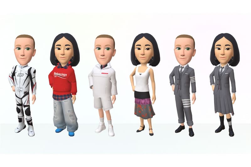 Meta Balenciaga Prada Thom Browne Fashion Avatars Partnership Eva Chen Mark Zuckerberg Announcement