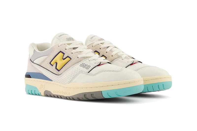 New Balance 550 Multicolor White BB550SSC Price Release Info