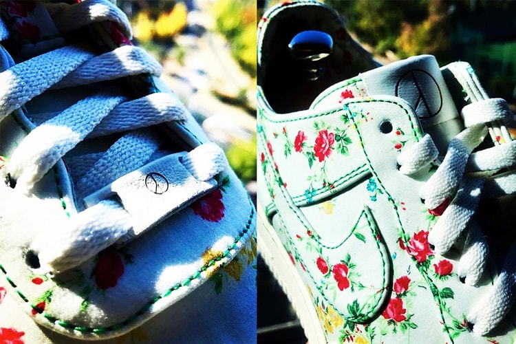 G-Dragon Offers Close-Up Shots of PEACEMINUSONE x Nike's Floral Air Force 1