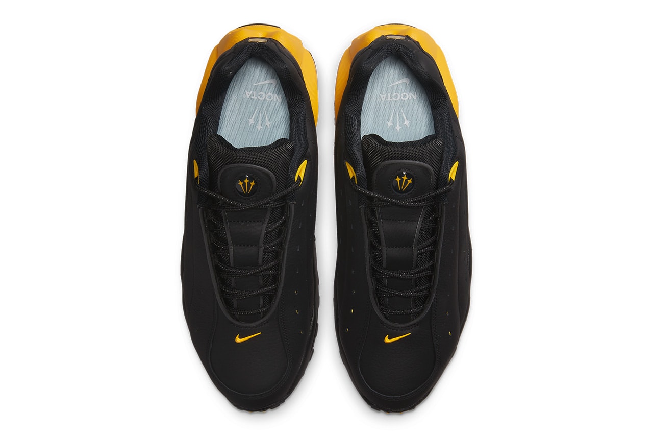 Drake NOCTA Nike Hot Step Air Terra "University Gold" Black Yellow Official Images Release Info