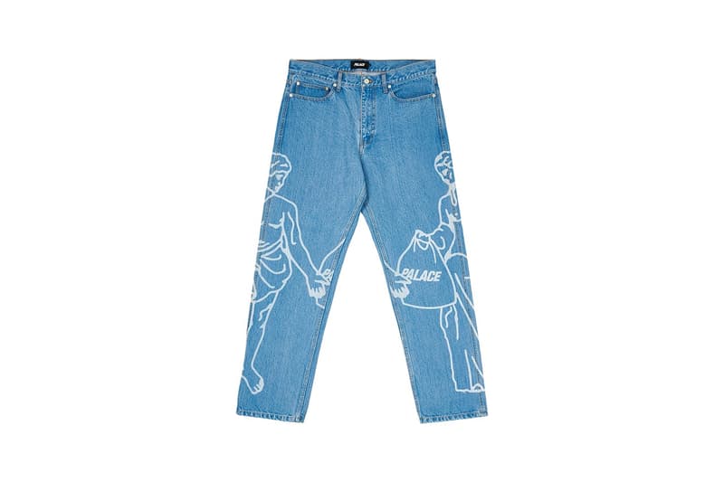 Palace Skateboards Summer Drop Greek Statues Denim Jackets Jeans Hats Jumpers