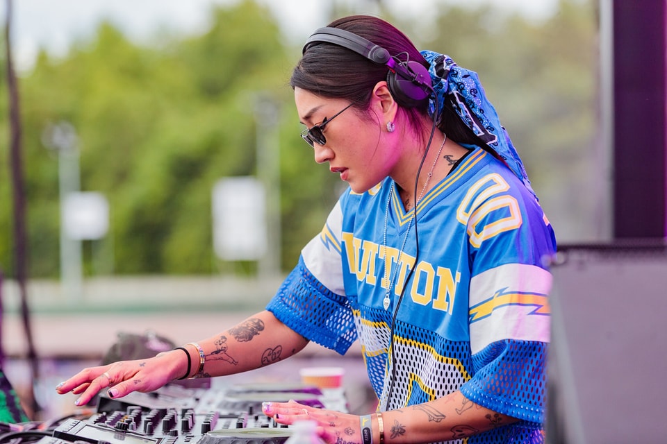 Peggy Gou dropping her remix of 'At Night' by Shakedown at Parklife,  Manchester 