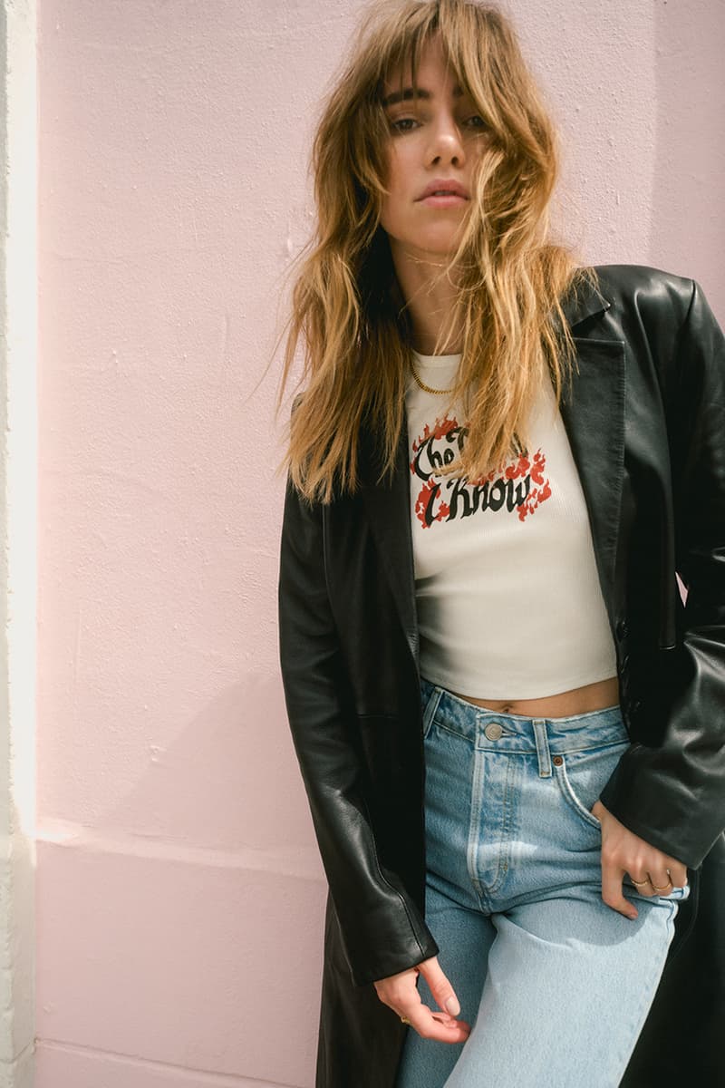 Reformation Los Angeles Suki Waterhouse Musician Model Tour Merchandise Music Band T-Shirts