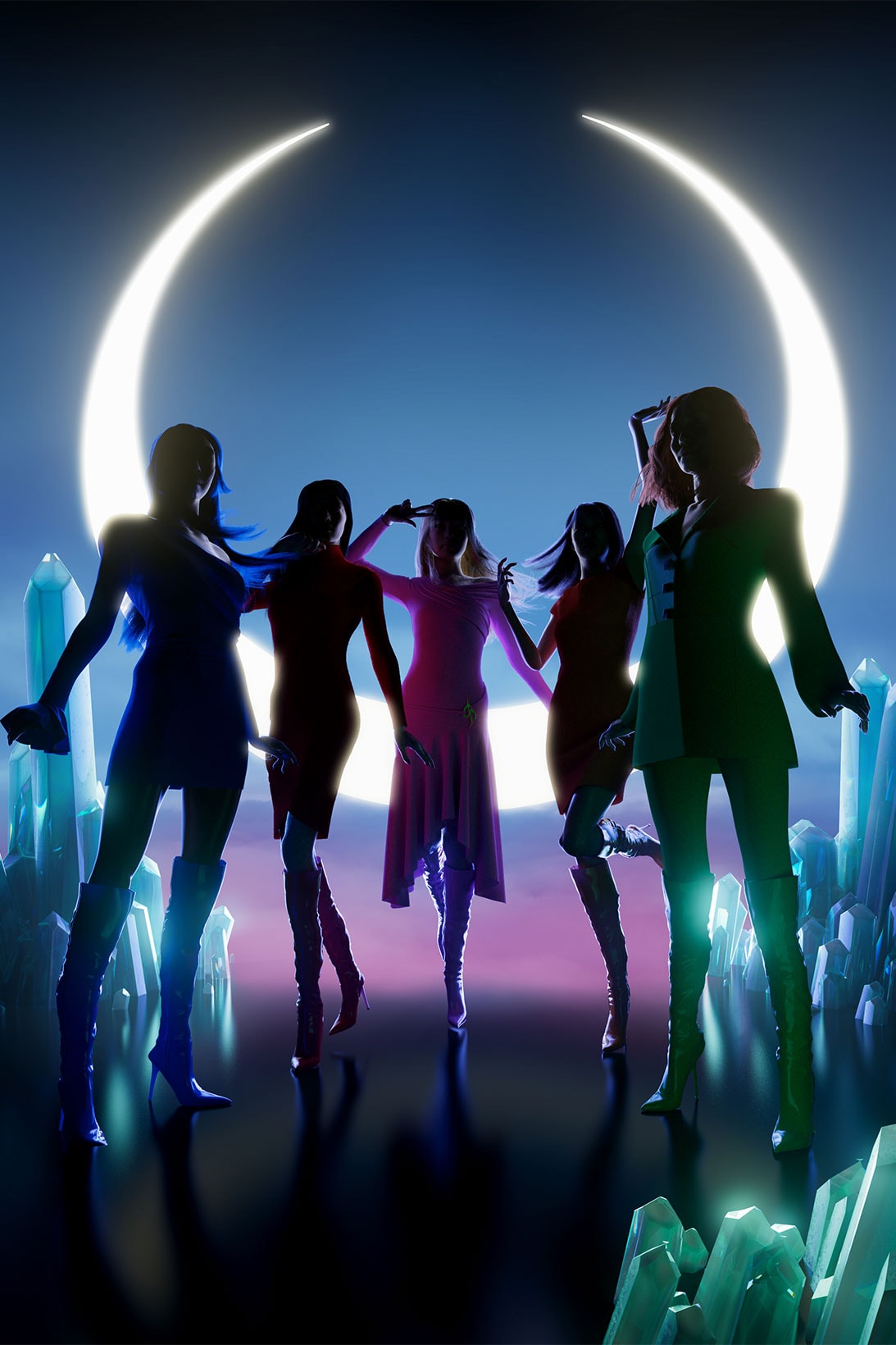 SG5 Japanese Girl Group Sailor Moon Collaboration SAYAKA, RURI, RUI, MIYUU, KAEDE Debut Info