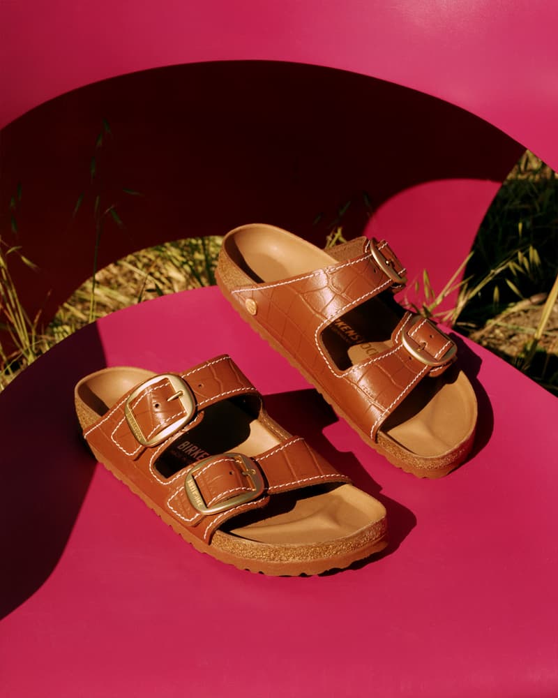 STAUD Birkenstock Collaboration Arizona Gizeh Sandals Handbags Apparel RElease Where to buy