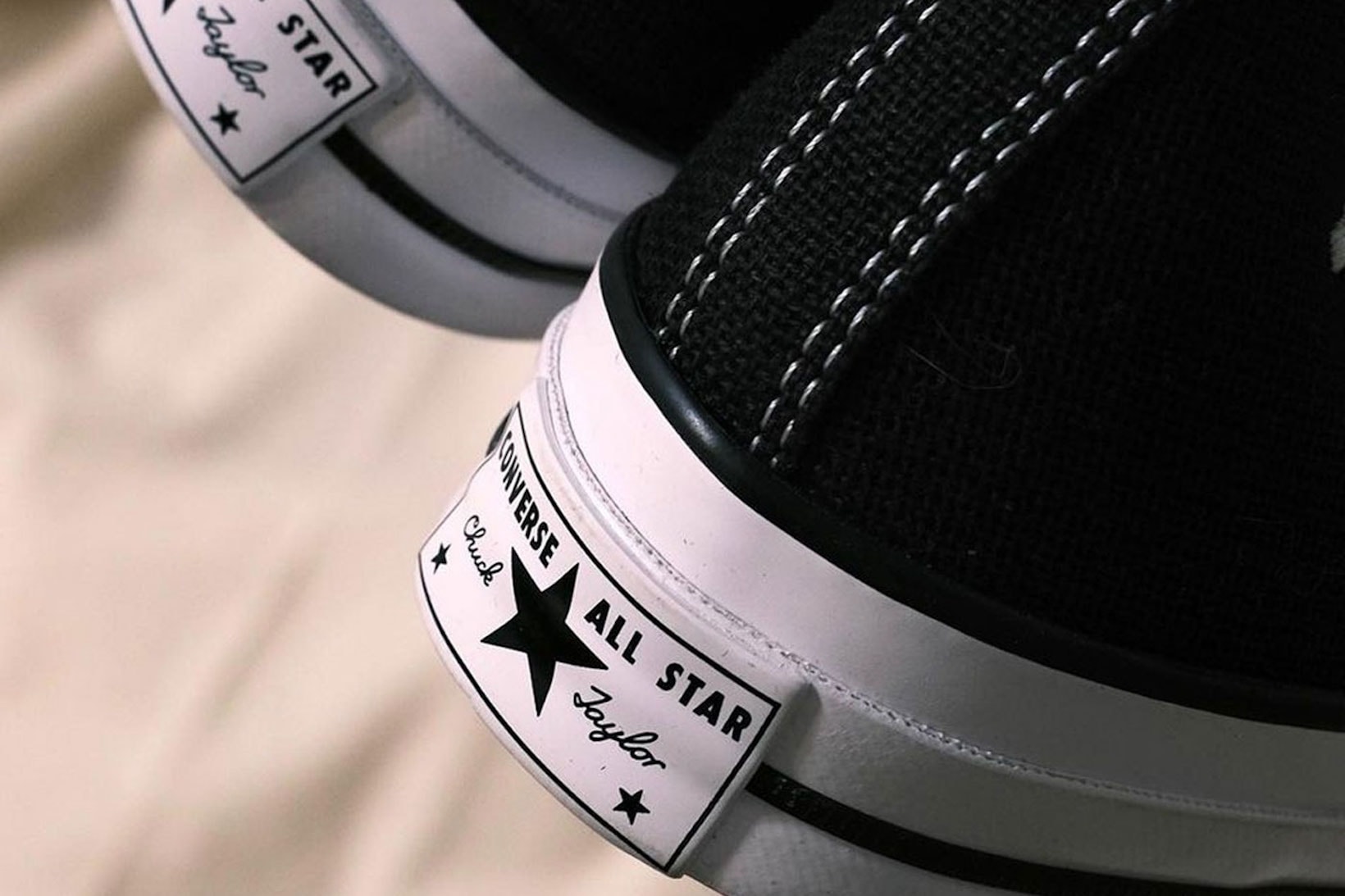Stussy Converse Chuck 70 Hi Collaboration Sneakers Shoes Kicks Footwear Black White 