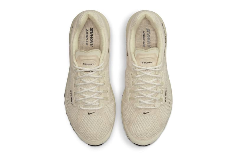 Stussy Nike Air Max 2015 Fossil Cream Black Colorway Collaboration Sneakers Footwear Kicks