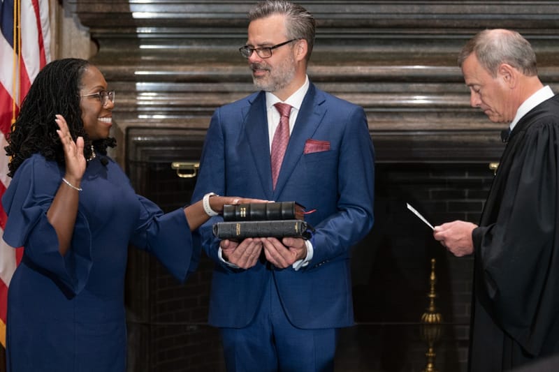 Ketanji Brown Jackson Becomes the First Black Woman in History Sworn Into the Supreme Court