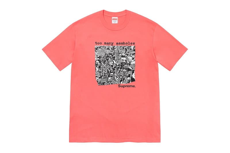 supreme summer 2022 t-shirts red gross new york release drop 