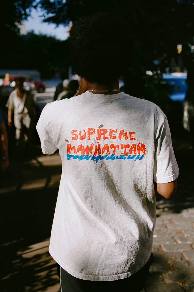 supreme summer 2022 t-shirts red gross new york release drop 