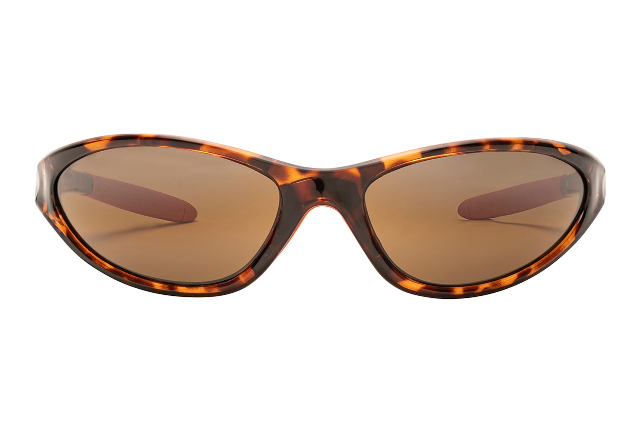 balenciaga eyewear bb0158s wraparound frame sunglasses item, Hypebae