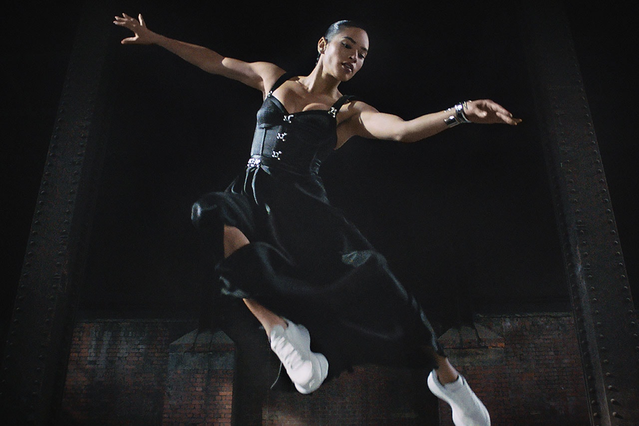Alexander McQueen Sprint Runner Sneaker Fashion Film Dancer Singer Mettenarrative