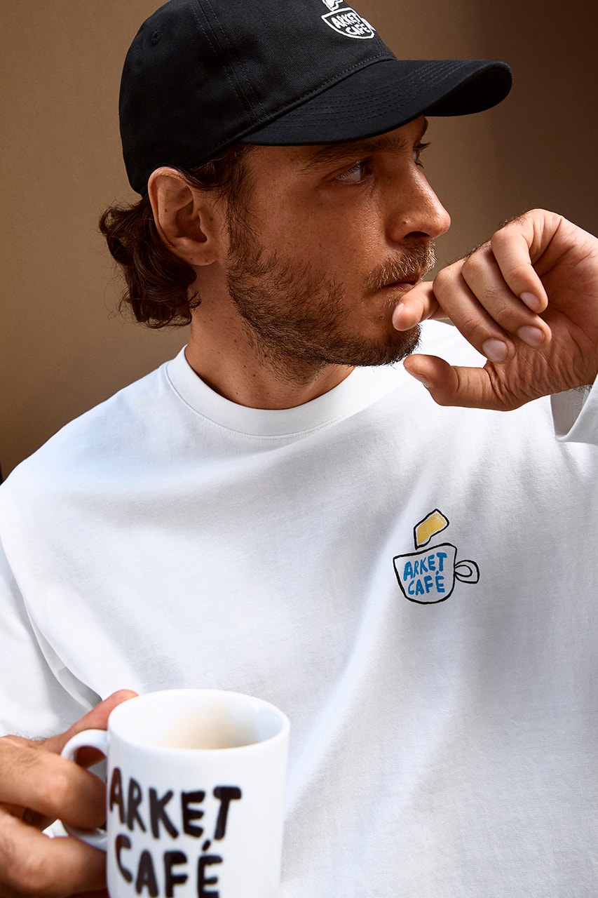 ARKET Cafe Merchandise Caps Coffee Mugs T-shirts Tops 