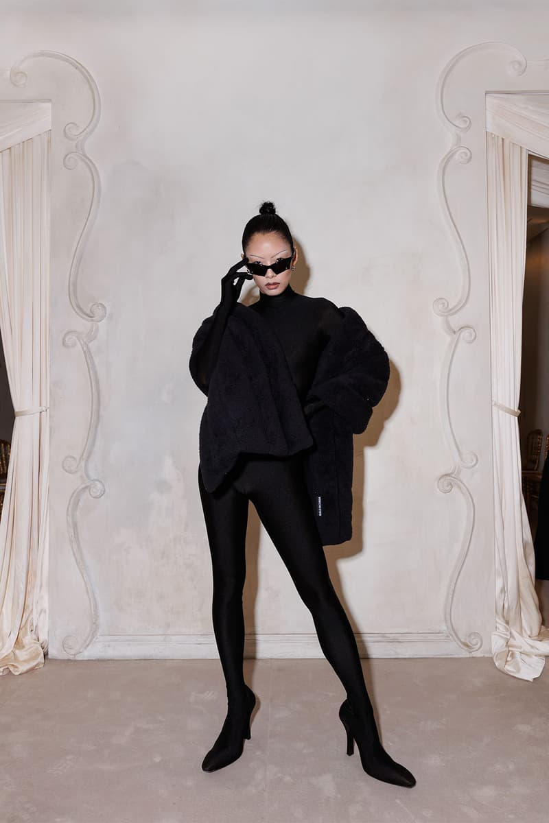 Balenciaga 51st Couture Show Paris Celebrity Style Kim Kardashian North West Alexa Demie CL Images