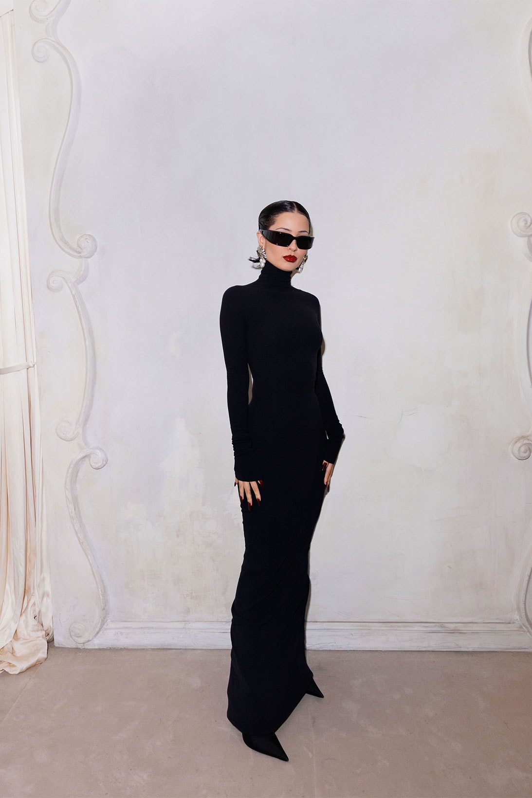 Balenciaga 51st Couture Show Paris Celebrity Style Kim Kardashian North West Alexa Demie CL Images