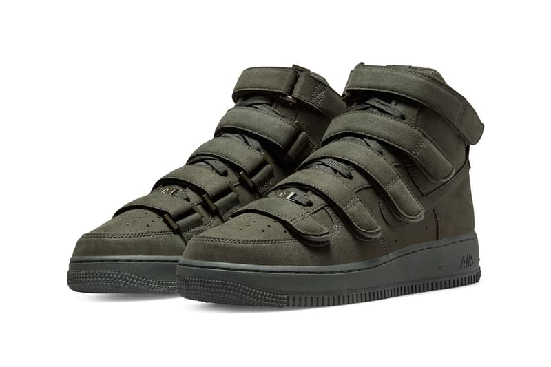 Billie Eilish Nike Air Force 1 High "Sequoia" Khaki Green Collaboration Images Release Info