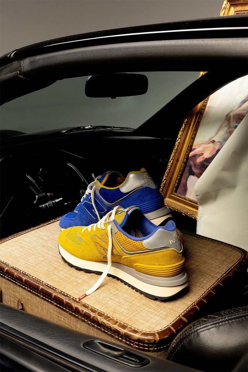 Bodega New Balance 574 Legacy Internationally Known Departure Arrival Blue Yellow Price Release Info