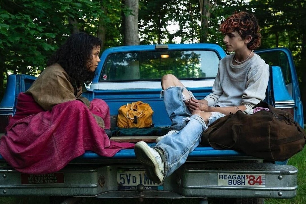 bones and all timothee chalamet taylor russell first look photos cannibal lovers film