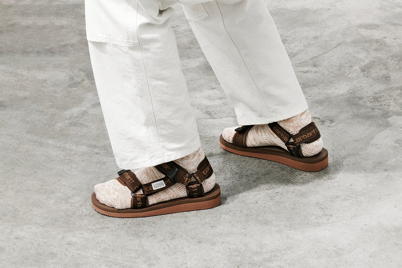 carhartt wip suicoke spring/summer 2022 footwear collection sandals 