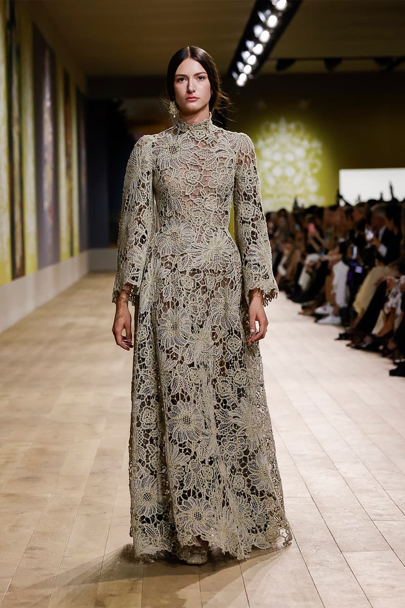 dior fall winter 2022 haute couture runway tree of like ukraine olesia trofymenko dresses outerwear