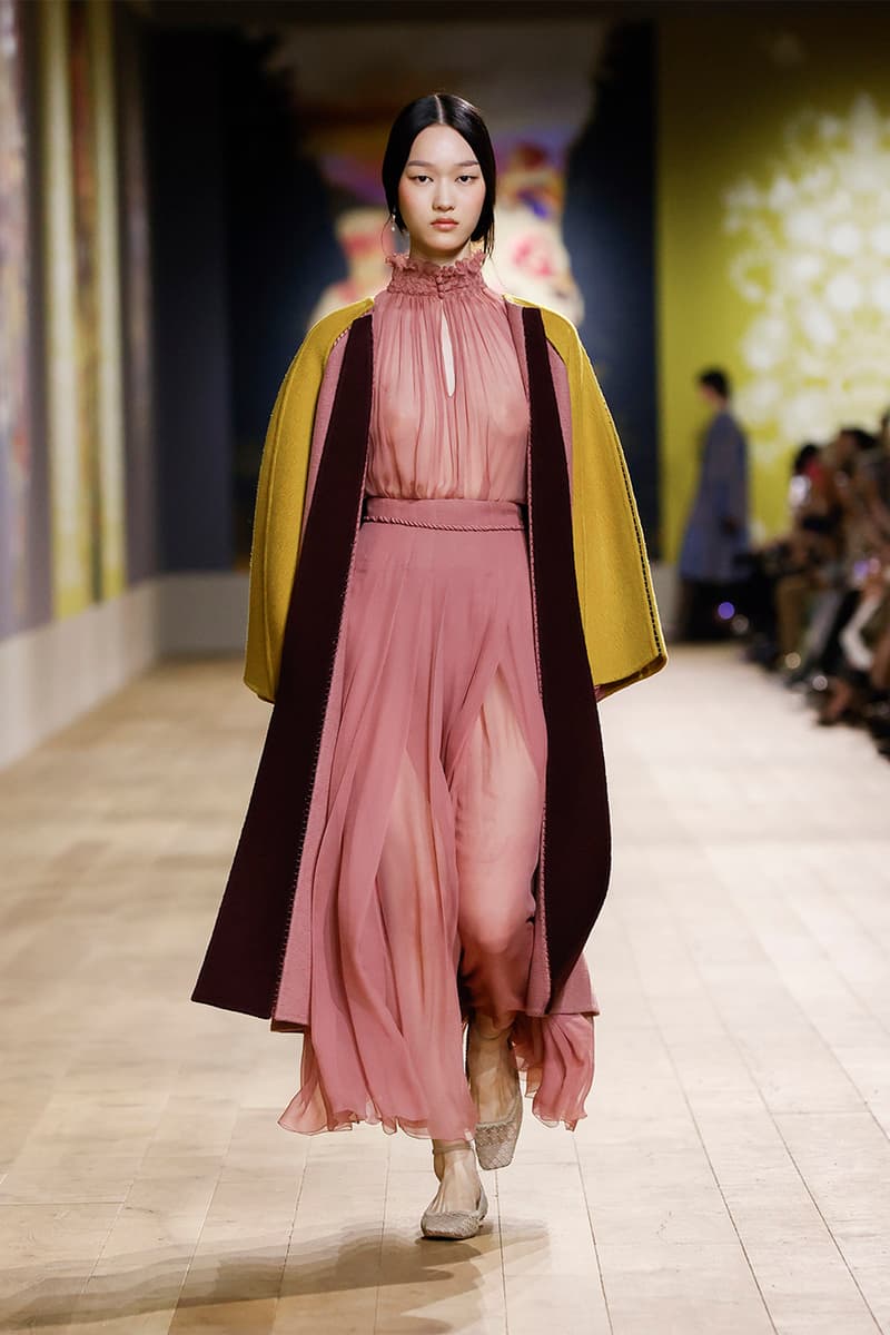 dior fall winter 2022 haute couture runway tree of like ukraine olesia trofymenko dresses outerwear