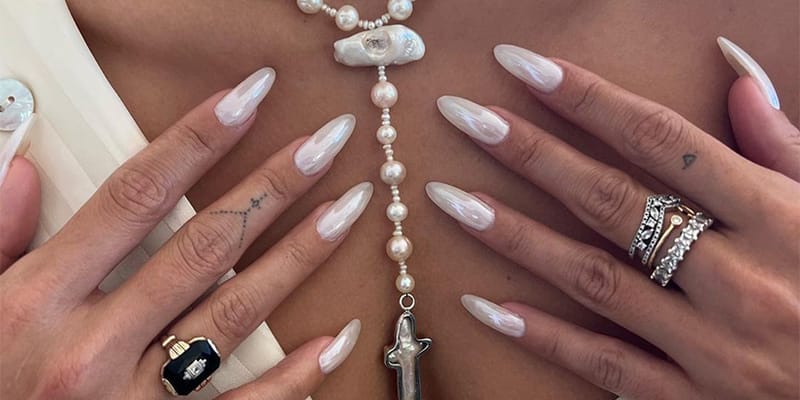 Here's How To Create Hailey Bieber Glazed Donut Nails At Home
