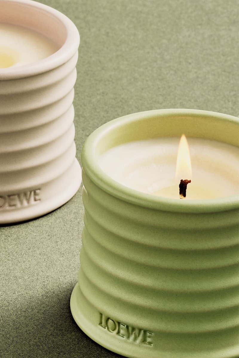 Loewe Candle Cucumber Scent Home Fragrance Release Info