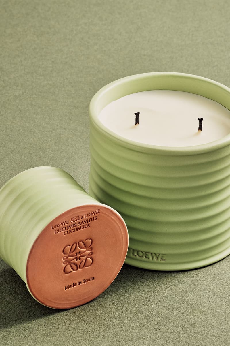 Loewe Candle Cucumber Scent Home Fragrance Release Info