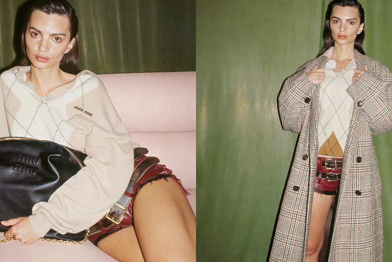 Emily Ratajkowski Stars in Miu Miu's FW22 Campaign
