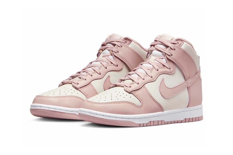 nike dunks high tops pink