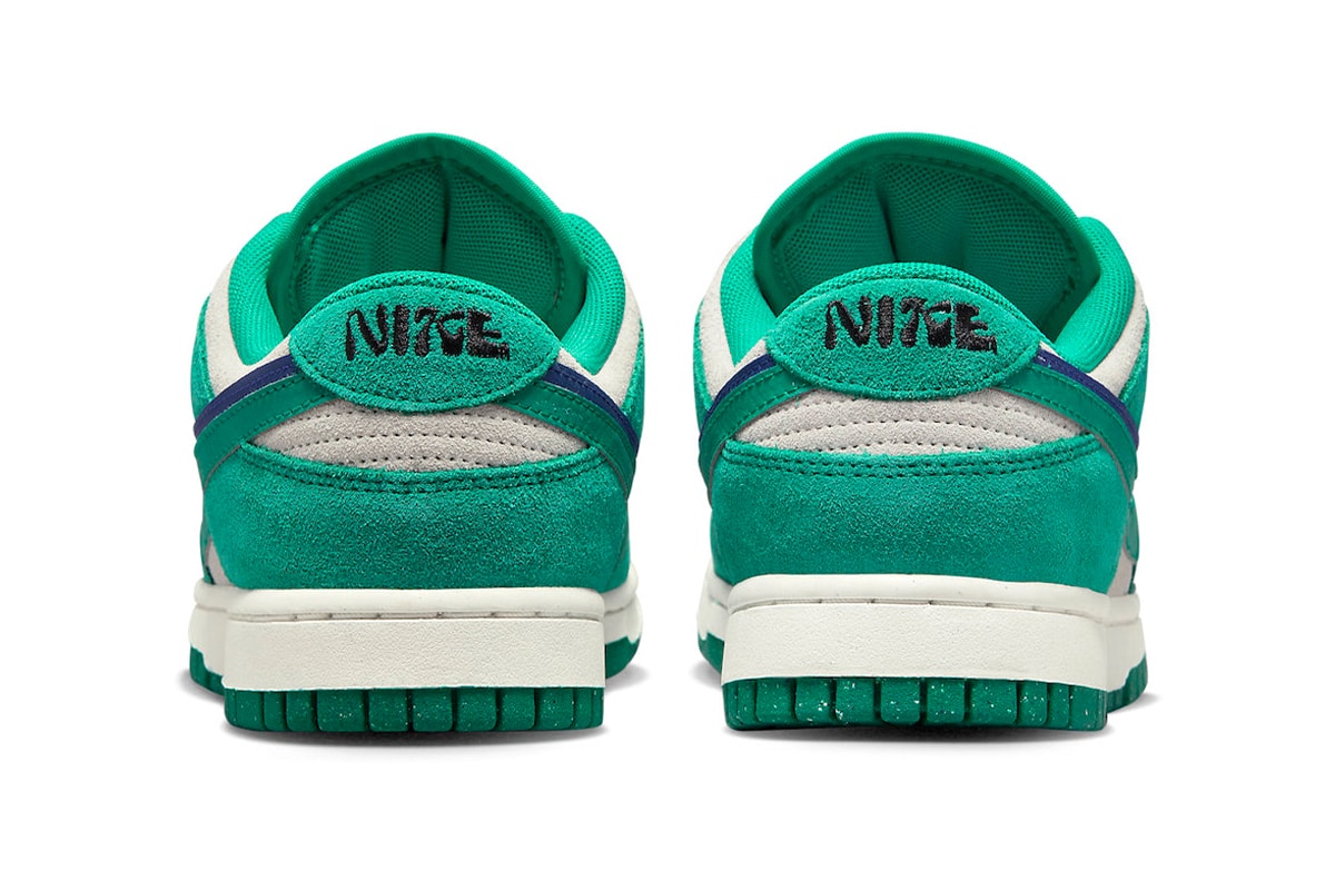 Nike Dunk Low 85 Double Swoosh Sneakers Light Bone Green Release Info