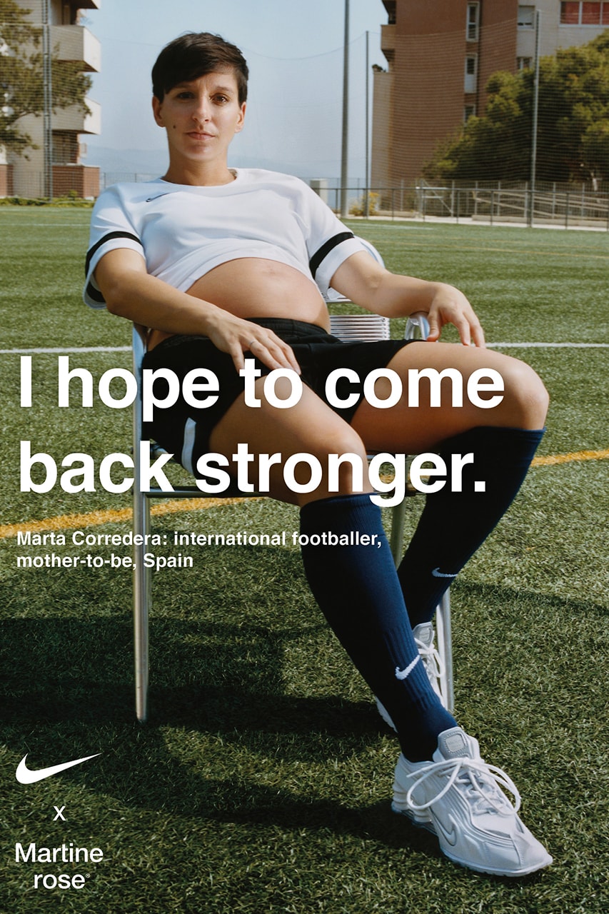 Nike Martine Rose Shox R4 Women's EURO Football Campaign Images Footballer 