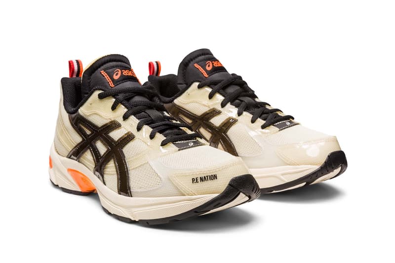 P.E Nation ASICS GEL-1130 Cream Black Paperbag Price Release Info Collaboration